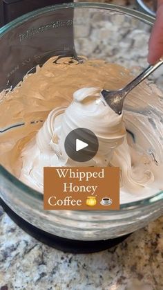 328K views · 10K reactions | Skip the coffee shop line and make an amazing whipped honey coffee at home with ingredients you trust! 🍯☕ You’ll get all the creamy latte goodness without the hefty price tag. Plus, you know EXACTLY what’s in your cup!

Here’s how to whip up this easy, DIY latte:

Recipe:
- 3/4 cup honey
- 1/2 cup instant coffee
- 1/4 cup hot water

Directions:
1️⃣ Whip the honey for 5 minutes until creamy.
2️⃣ Add instant coffee and hot water.
3️⃣ Whip for another 5 minutes until thick and creamy.

Pour over your favorite milk or serve it as is! Try it iced or hot—you can’t go wrong! 

#WhippedHoneyCoffee #NaturalLiving #diylatte #espresso #coffeelover #coffee #recipe | Toby Blais Whipped Milk For Coffee, Whipped Honey Coffee Recipe, Whipped Honey Coffee, How To Make Whipped Coffee, Hot Coffee Recipes, At Home Coffee Recipes, Coffee Whip, Whipped Coffee Recipe, Cheesecake Mousse Recipe