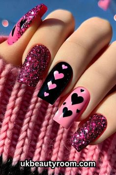 Explore cute and trendy Valentine’s Day nail ideas! Try simple and classy designs like red, white, or pink gel nails. Add glitter for a touch of sparkle. From easy French tips to funky black or hot pink, we've got your February nails covered. Short and stylish heart nail art, classy acrylics, and nontraditional matte looks await. Embrace Hello Kitty and Disney themes for a fun twist. Find your perfect Valentine nail look here! Aurora Nails, Valentines Day Nail, Velvet Nails, Milky Nails, Valentine Nail, Easy Valentines, Abstract Nail Art, Valentine Nail Art, Romantic Nails