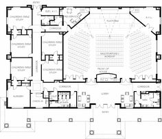 the floor plan for an auditorium