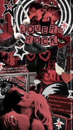 a collage of images with the words lover to rock