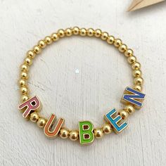 Name Bead Bracelet, Bracelet Game, Letter Bead Bracelet, Short Sayings, Letter Bead Bracelets, Cute Message, Fun Bracelet, Favorite Sayings, Beaded Bracelet Patterns