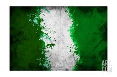 the flag of italy is painted on an old, grungy background with white and green paint