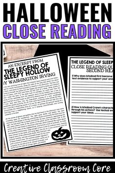 Reading Activities For Middle School, Annotation Guide, Activities For Halloween, Dracula By Bram Stoker, Close Reading Strategies, Halloween Lesson, Teaching 6th Grade, Teaching Lessons Plans