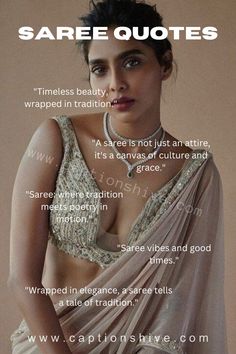 Saree Quotes For Instagram With Photos Quotes For Saree Pictures Instagram, Traditional Indian Outfits Caption, Captions On Saree For Instagram, Caption For South Indian Look, Traditional Attire Captions, Nauvari Saree Captions For Instagram, Insta Caption For Saree Pic, Pov Caption Ideas For Saree, South Indian Look Captions For Instagram