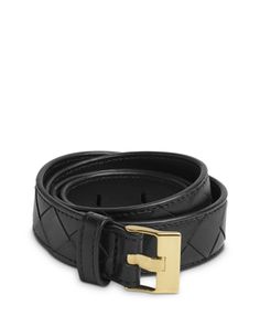 Bottega Veneta Watch Intrecciato Belt Timeless Black Belt, Buy Watches, Nappa Leather, Black Belt, Bottega Veneta, Leather Belt, In Store, Pick Up, Buy Online