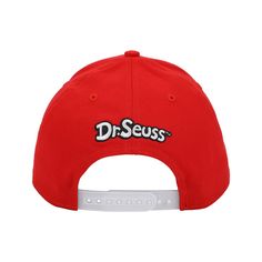 Embark on a whimsical journey with the Dr. Seuss 2-Pack red baseball cap combo set, showcasing the iconic "Thing 1" and "Thing 2" in bold black letters on a striking white circle. The cotton twill material ensures not just style but durability. The surprise illustrations of the Things under the bill add a playful touch to these officially licensed hats. Featuring adjustable snapback closures, these hats promise a personalized fit for your unique style. When it comes to care, hand wash them in co Red Letter Print Hats For Outdoor, Adjustable Sports Hat With Logo Print, Red Casual Baseball Cap For Fans, Red Letter Print Hat For Baseball Season, Red Hats With Letter Print For Sports Events, Red Baseball Cap With Letter Print For Sports, Red Letter Print Hats For Sports Events, Novelty Red Baseball Cap, Red Sports Baseball Cap With Letter Print