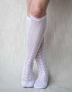 White Knee-High Dirndl Socks Accessories Luise Steiner Knee-high Socks For Spring Stocking Stuffer, White Comfortable Knee-high Socks, White Knee-high Socks For Spring, Comfortable White Knee-high Socks For Spring, Casual Mid-calf Stockings For Spring, Spring Casual Mid-calf Stockings, Comfortable Knee-high Socks For Spring, Comfortable Stretch Knee-high Socks For Spring, Soft White Knee-high Socks For Spring