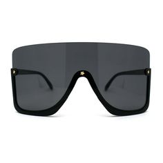 Unisex oversized flat top mafia style plastic rim fashion warp sunglasses. (a194) Size: xl.  Color: Black.  Age Group: adult. Trendy Black Plastic Aviator Sunglasses, Black Shield Sunglasses For Summer Streetwear, Trendy Black Shield Sunglasses For Streetwear, Trendy Matte Black Shield Sunglasses For Streetwear, Black Aviator Sunglasses With Uv Protection For Streetwear, Black Shield Sunglasses With Uv Protection For Streetwear, Black Tinted Shield Sunglasses For Streetwear, Black Plastic Aviator Sunglasses With Mirrored Lenses, Black Plastic Aviator Sunglasses With Anti-reflective Coating