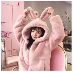 Fluffy Kawaii Bunny Ears Coat sold by KoKo Fashion. Shop more products from KoKo Fashion on Storenvy, the home of independent small businesses all over the world.