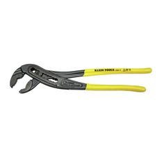 two pliers with yellow handles on white background