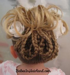 Kid Hairstyles, Gymnastics Hair, Diy Wedding Hair, Diy Braids, Princess Hairstyles, Hairstyle Gallery, Creative Hairstyles, Kids Hair