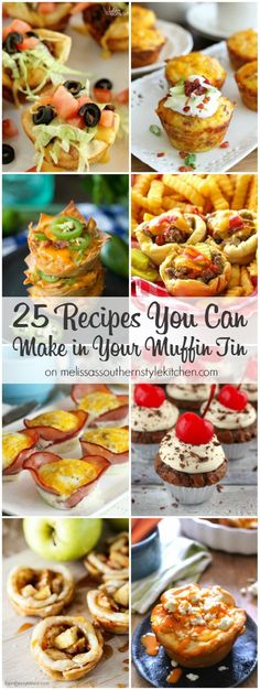 25 recipes you can make in your muffin tin