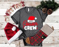 Grinch Shirts, Christmas Tee Shirts, Cousin Crew, Christmas Party Shirts, Hallmark Christmas Movies, Christmas Tree Shirt, Merry Christmas Shirts, Tree Shirt, Comfy Shirts