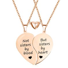 PRICES MAY VARY. 【Please note that if there is a problem with the product,please contact us and we will solve it in time】💖Basic Information:Material: stainless steel; Size: Length of the necklace is 18 inches; Form:2PCS Split heart engraved Best Friend Gifts for Teen Girls BFF Friendship Necklaces best friend gifts for women best friend necklaces for 2 💖Special design: The necklaces seperate and it comes in two parts for two people 💖Great Gifts: Heart matching necklace are Ideal and special g Double Heart Charm Necklace For Friendship, Nickel Free Heart Shaped Necklaces For Friendship, Nickel-free Heart-shaped Friendship Necklaces, Nickel-free Heart-shaped Necklace For Friendship, Double Heart Charm Necklace For Best Friend, Heart Pendant Charm Necklaces For Friendship And Valentine's Day, Heart Charm Double Heart Necklace For Best Friend, Heart Pendant Charm Necklaces For Valentine's Day, Customized Jewelry For Valentine's Day Friendship