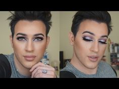 Purple and Silver New Years Eve Makeup Tutorial | MannyMua - YouTube Silver Makeup Tutorial, Purple And Silver Makeup, New Years Glam, Full Face Tutorial, Manny Mua Makeup, Enby Fashion, Silver Smokey Eye, Eve Makeup, Manny Mua