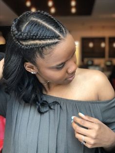 Natural Braided Hairstyles, Natural Braids, Afrikaanse Mode, Braid Hair, Bridal Hairstyles, Penteado Cabelo Curto, Easy Braids, Braided Hairstyles For Black Women, Braided Hairstyles Easy