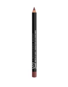 NYX Suede Matte Lip LinerShanghai Nyx Lip Liner Expresso, Makeup Products Lip Liner, Lip Liner Nyx Pencil, Nyx Brown Lip Liner, Nyx Butter Gloss Praline, Makeup Fit Me, Nyx Makeup Products, Drugstore Lip Liner, Lip Liner Lips