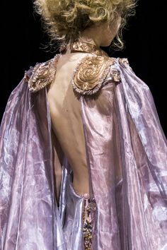 Guo Pei Spring 2017, Purple Royal Outfit, Gaudy Fashion, Guo Pei, 2017 Runway, Naomi Campbell, Runway Pictures, Fantasy Clothing, Fantasy Fashion