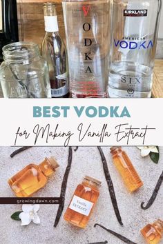 the best vodka for making vanilla extract