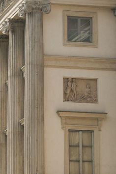 architectural scene in milan,italy Facades