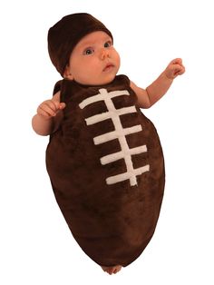 Baby/Toddler Finn The Football Bunting Costume - costumesupercenter.com Baby Football Costume, Baby Halloween Costumes Newborn, Newborn Football, Football Costume, Toddler Football, Sports Halloween, Baby Football, Football Outfit, Baby Kostüm