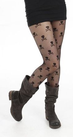 Pamela Mann Sheer Skulls Black Gothic Emo Fashion Tights | eBay Gothic Tights, Skull Fashion, Fashion Tights, Emo Fashion, Gothic Outfits, Socks And Tights, Dark Beauty