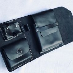 Questions? Leave A Comment Below! Black Leather Rectangular Pouch, Modern Black Rectangular Wallets, Black Leather Wallet For Daily Use, Black Leather Pouch For Daily Use, Black Leather Rectangular Wallet, Luxury Black Cases With Interior Card Slots, Luxury Black Case With Interior Card Slots, Black Rectangular Wallet, Modern Black Leather Wallets