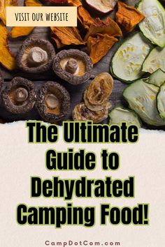 the ultimate guide to dehydrated camping food