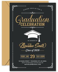 graduation celebration card with an image of a graduate cap