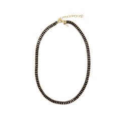 Deck your décolletage out this season with our show-stopping Eternity Gem Tennis Necklace in Black. Layer with an S&S choker for a well-styled stack or let it shine solo. Swarovski black Color gems surround your neck 14k Gold plating over Brass. Both versions are adjustable for a choker or necklace look. 14" Adjustable + 2" 16" Adjustable + 2" Elegant Black Necklace With Adjustable Cord, Adjustable Cord Party Jewelry, Black Minimalist Jewelry With Adjustable Cord, Adjustable Single Strand Jewelry For Parties, Black Round Resizable Jewelry, Black Resizable Jewelry, Black Single Strand Choker Necklace, Adjustable Single Strand Choker Necklace, Adjustable Single Strand Choker Jewelry