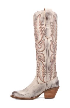 A faded effect makes it look like you've loved this leather Western boot since before you could even saddle up. 2 1/2" heel 15" shaft; 14 1/2" calf circumference Pull-on style Cushioned footbed Leather upper/textile lining/synthetic sole Imported Faded Love, Mini Jumpsuit, Leather Western Boots, Fall Wardrobe Essentials, Vintage Cowgirl, Western Boots Women, Western Boot, Mens Uggs, Jean Shirt Dress