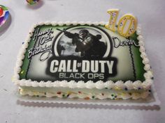 Xbox Cake, Black Ops Zombies, Zombie Cake, Army's Birthday, Pinterest Cake, 2 Birthday Cake