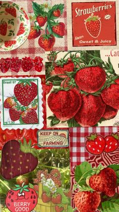 Strawberry Shortcake Background, Strawberry Art, Strawberry Kitchen, Future Wallpaper, Fruit Wallpaper, Hippie Wallpaper, Think Food, Cute Patterns Wallpaper, Red Wallpaper