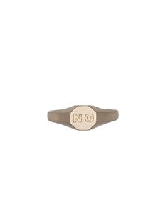 Made to Order - Please allow 3-4 weeks for shipment. Introducing: the Power of "No" - A Pinky Ring Series. As a child, founder Claire LaJeunesse's favorite word was "No". As an adult, she realizes her younger self had it right. This recycled gold pinky ring is your daily reminder to reclaim what is yours: your time, your space, your energy, your body. It is a celebration of self-protection. The "No" pinky ring is a nod to our inner child, who confidently denied anything that didn't serve us. To Gold Pinky Ring, Pinky Ring, Favorite Words, Recycled Gold, Daily Reminder, Pendant Earrings, Ring Necklace, Ring Size