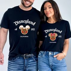 Disneyland Mickey And Minnie Christmas Cookie Shirt, Christmas Couple Matching Shirt, Mickey Minnie Gingerbread Shirt, Disneyworld Christmas Experience ultimate comfort with our high-quality, super-soft shirts! ✨ Crafted using top-tier vinyl and pressed with a professional-grade heat press for a premium touch. Before placing your order, check out our color and size charts. Since each shirt is custom-made to your specifications, returns or exchanges are only accepted for order issues. 🎨📐 We col Minnie Gingerbread, Mickey And Minnie Christmas, Christmas Cookie Shirt, Gingerbread Shirt, Cookie Shirt, Matching Disney Shirts, Minnie Christmas, Christmas Experiences, Matching Couple Shirts