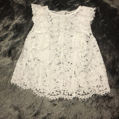 Super Cute White Lace Bebe Top. With Regular Jeans It's Cropped With High Waisted It Doesn't Show Any Midriff. Nwt - Changed My Mind And Waited Too Long That I Couldn't Get A Refund. White Sleeveless Lace Top For Day Out, White Lace Top For Day Out, White Sleeveless Lace Blouse, White Lace Top For Spring Party, Chic White Lace Top For Beach, Chic White Lace Top For Day Out, White Lace Top For Summer Party, White Lace Crop Top, White Lace Top