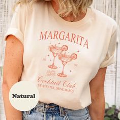 Margarita Cocktail Club Shirt,Margarita Cocktail Lover Shirt,Margarita Tee,Cocktail Lover Shirt,Drinking Night Oversized Shirt,Gift For Them Welcome to my Shop!  Explore my collection of stylish and comfortable tees designed to make you stand out. Enjoy shopping and don't hesitate to reach out if you have any questions. 🤍Happy shopping!🤍 -We have 3 different t-shirt brand that we use, if you only want one particular brand please ask the seller for availability, if you do not ask we will ship t Drinking Night, Margarita Shirt, Margarita Cocktail, Cocktail Club, Oversize Shirt, Club Shirts, Oversized Shirt, Tee Design, Favorite Things Gift