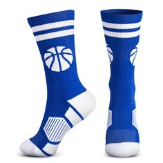 These performance everyday basketball socks are great for all activities whether it is on or off the court, to daily wear or hanging with friends a basketball player's feet will be comfortable in a pair of these mid-calf basketball socks.  With the large basketball ball design on the sock, these mid-calf basketball socks are sure to be a staple in a basketball players wardrobe.  These moisture-wicking basketball crew socks are sure to keep a player's feet comfortable and dry with the RUNTECHNOLO Court Basketball, Hanging With Friends, Basketball Ball, Basketball Socks, Ball Design, A Basketball, Calf Socks, Basketball Players, The Court