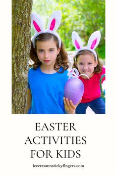 Easter Activities for Kids - Ice Cream n Sticky Fingers Kids New Years Eve, Making Easter Eggs, Chocolate Covered Pretzel Rods, Fun Fall Activities, Easter Story, Autumn Activities For Kids