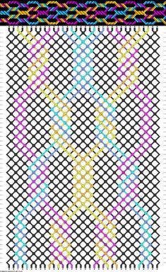 an image of a pattern with different colors and patterns on the bottom half of it