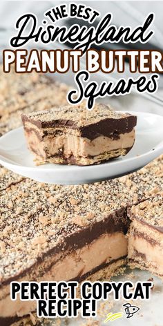 the best disneyland peanut butter squares recipe