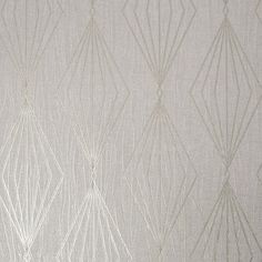 a white wallpaper with silver lines on it