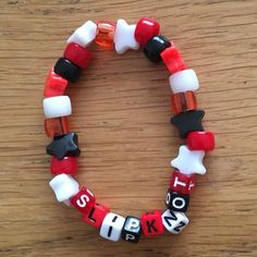 Slipknot Kandi, Slipknot Bracelet, Kandi Cuff, Bracelets Ideas