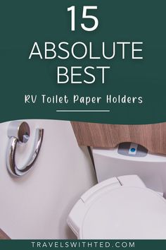 Most RV bathrooms have one thing in common: they are small. In tiny RV bathrooms, it can be difficult to know how and where to store everyday items, such as toilet paper. Our list of the 15 best RV toilet paper holders contains easy solutions for storing toilet paper in your RV bathroom. Storing Toilet Paper, Rv Bathrooms, Rv Toilet Paper, Downsizing Tips, Rv Toilet, Rv Bathroom