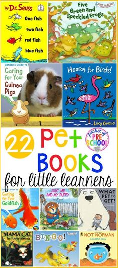 some books for little children to read about the different animals and birds in their life