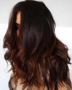 35 Reddish Brown Hair Colors You'll Fall In Love With Redish Brown Hair, Cinnamon Brown Hair Color, Cinnamon Brown Hair, Brown Hair Trends, Red Balayage Hair, Curl Hair With Straightener