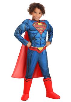 PRICES MAY VARY. Size: Large Authentic Design: Our Deluxe Superman Costume is an authentic representation of the legendary outfit worn by Superman, capturing the spirit of this beloved character. Crafted from high-quality 100% polyester jersey knit fabric and fiberfill, the costume offers both comfort and durability for your child's heroic adventures. Easy to Wear: The jumpsuit features a convenient hook and loop fastener at the center back, making it simple for your child to put on and take off Hotweels Birthday Ideas, Superman Kids Costume, Superman Costume, Red Superhero, Superman Dc Comics, Superman Kids, Save Planet, Superman Costumes, Superhero Suits