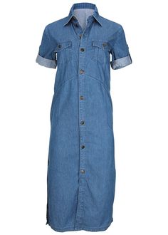 The wild west called, and this denim midi dress answered! Featuring a super soft lightweight denim and rolled sleeves, this is the classic denim dress you need in your wardrobe. Whether you're going for the trending western aesthetic or a timeless staple, you'll find what you’re looking for right here. Dress it up or down with sneakers or heeled booties to complete your look. ​ Denim Midi Dress, Western Aesthetic, The Wild West, Rolled Sleeves, Midi Shirt Dress, Cuff Sleeves, Wild West, Stretch Cotton, The Wild