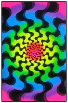 an image of a colorful spiral design