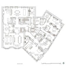 the floor plan for an apartment building